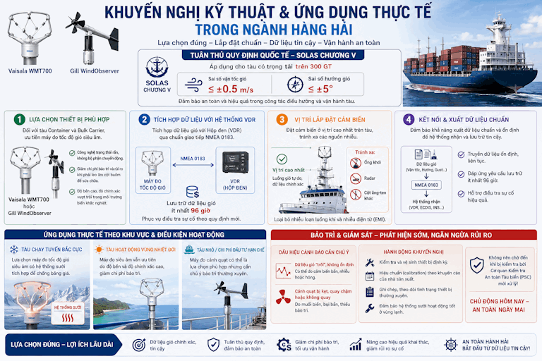 Khuyến nghị kỹ thuật & Ứng dụng thực tế của máy đo tốc độ gió