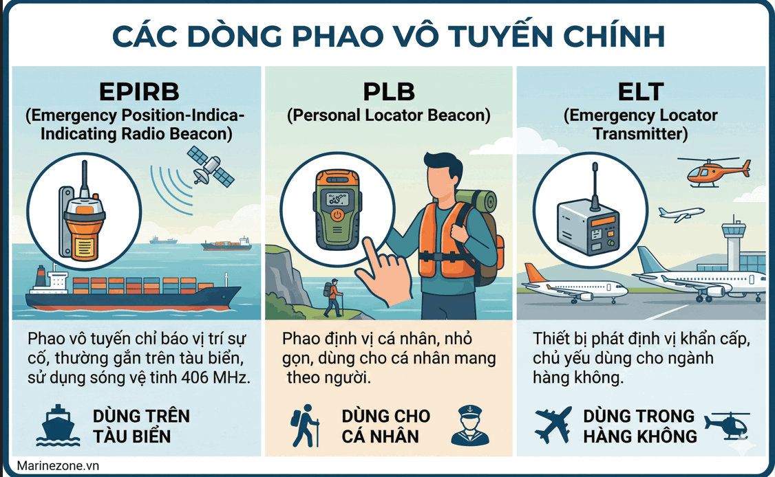 Các loại phao vô tuyến