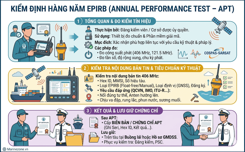 Kiểm định hàng năm với EPIRB