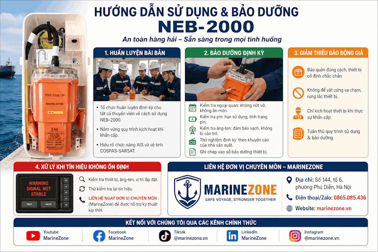 Khuyến nghị nâng cao về quản lí và vận hành NEB-2000