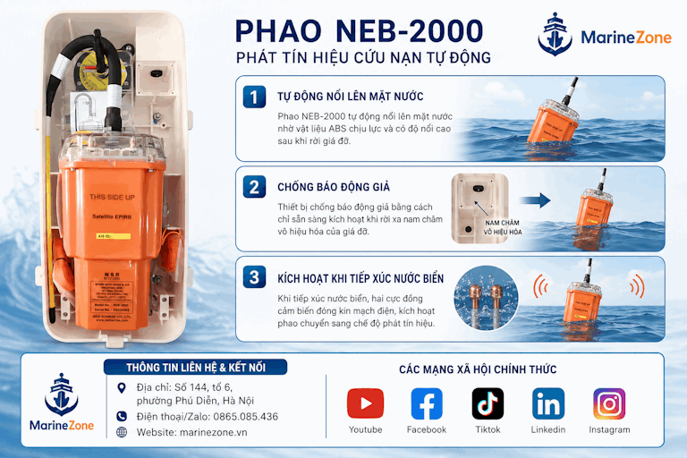 Qúa trình tự nổi và kích hoạt cảm biến nước trên NEB-2000