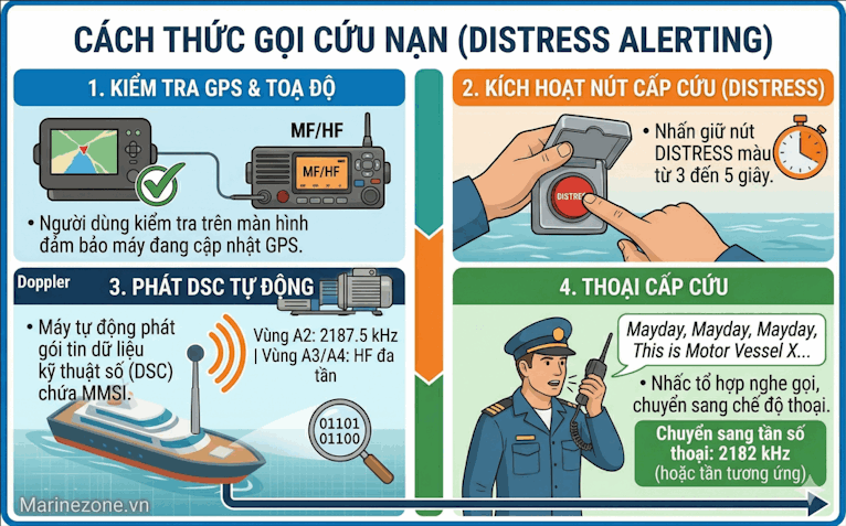Cách thức gọi cứu nạn