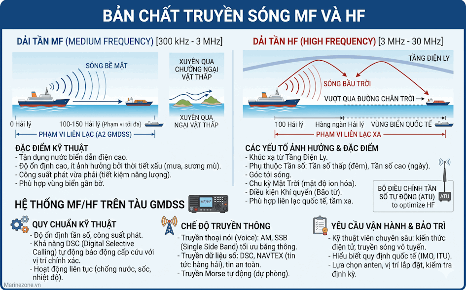 Bản chất truyền sóng MF/HF