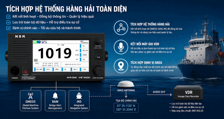 Tích hợp mà mở rộng hệ thống liên lạc trên tàu