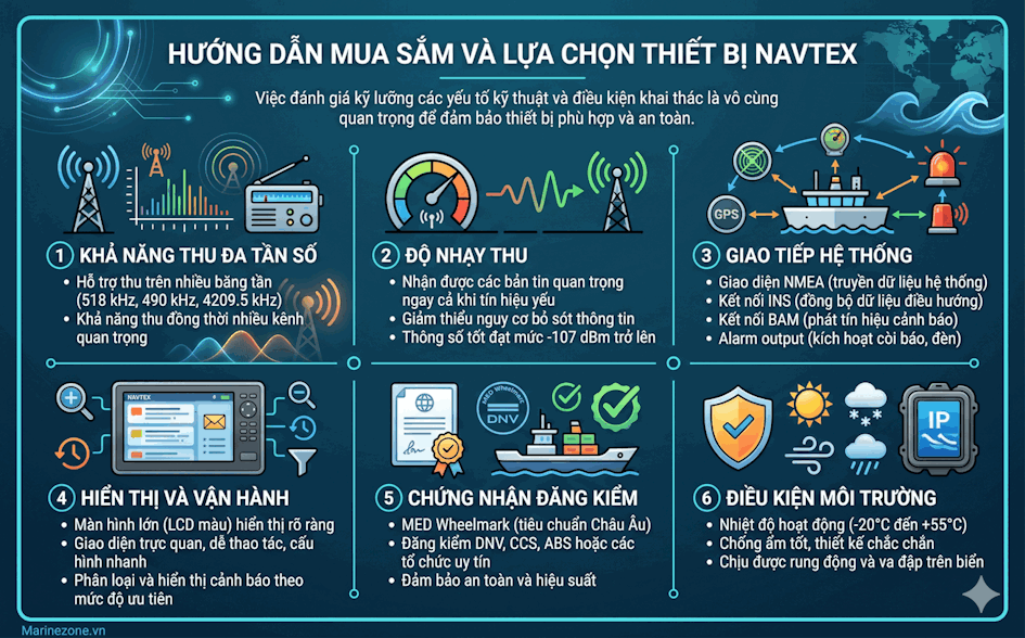 Hướng dẫn lựa chọn Navtex