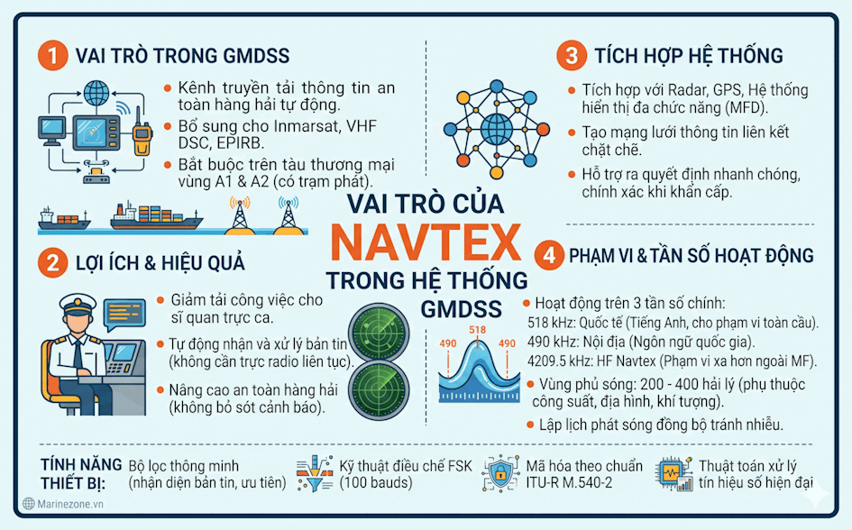 Vai trò của Navtex